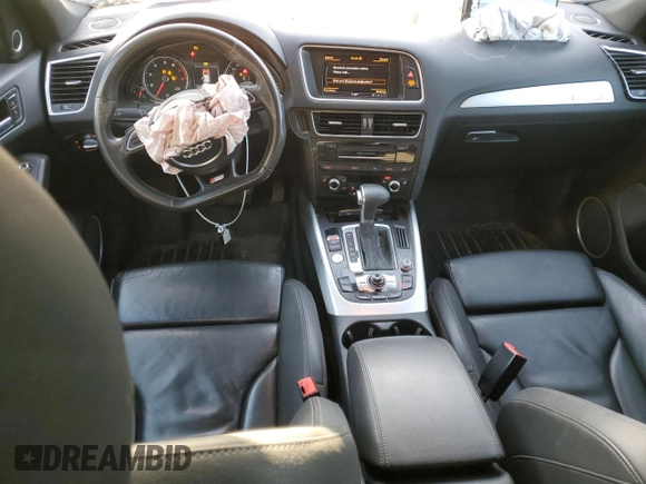 2014 Audi Q5 Premium Plus with VIN WA1DGAFPXEA109584, listed as a Copart auction lot 53900065 with 123,235 mi miles and Salvage title. Bid and sale history available at DreamBid. Image 8.
