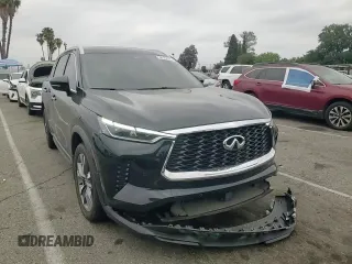 2023 Infiniti QX60 Luxe with VIN 5N1DL1FS5PC368816, listed as a Copart auction lot 54329005 with 54,642 mi miles and Salvage title. Bid and sale history available at DreamBid. Image 14.