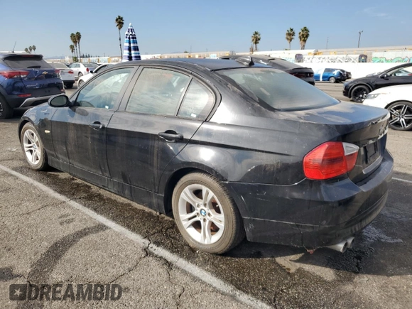 2008 BMW 3 Series 328i with VIN WBAVA37518NL50982, listed as a Copart auction lot 80263354 with 103,352 mi miles and Salvage Title. Bid and sale history available at DreamBid. Image 2.