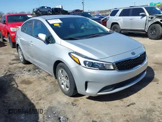 2018 Kia Forte LX with VIN 3KPFL4A7XJE232179, listed as a IAAI auction lot 41772608 with 93,021 mi miles. Bid and sale history available at carsss.com. Image 1.