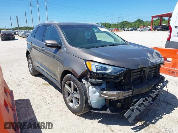 2019 Ford Edge SEL with VIN 2FMPK3J90KBB67205, listed as a IAAI auction lot 41836997 with 86,805 mi miles. Bid and sale history available at carsss.com. Image 1.