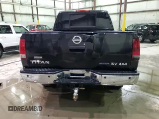 2012 Nissan Titan SV with VIN 1N6BA0EC9CN327316, listed as a Copart auction lot 87501705 with Not Provided miles and Salvage Title. Bid and sale history available at carsss.com. Image 6.