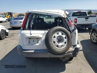 2001 Honda CR-V LX with VIN JHLRD184X1S025960, listed as a Copart auction lot 70036724 with 312,474 mi miles and Salvage Title. Bid and sale history available at carsss.com. Image 6.