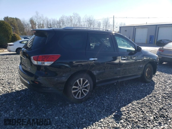2015 Nissan Pathfinder SV with VIN 5N1AR2MMXFC609084, listed as a Copart auction lot 51919435 with 134,460 mi miles and Clean Title. Bid and sale history available at carsss.com. Image 3.