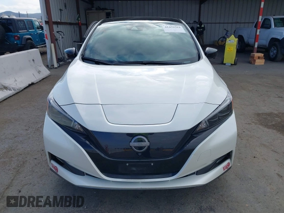 2023 Nissan LEAF SV Plus with VIN 1N4CZ1CV6PC557350, listed as a IAAI auction lot 41459564 with 79,889 mi miles and . Bid and sale history available at DreamBid. Image 12.