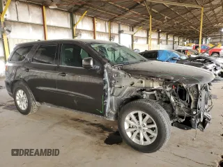2019 Dodge Durango SXT Plus with VIN 1C4RDHAG4KC573328, listed as a Copart auction lot 42075705 with 76,987 mi miles and Salvage Title. Bid and sale history available at DreamBid. Image 4.