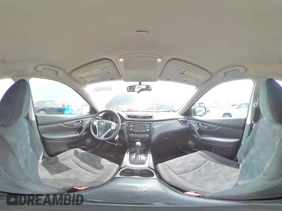 2015 Nissan Rogue SL with VIN 5N1AT2MV5FC823037, listed as a Copart auction lot 54555565 with 133,015 mi miles and Salvage Title. Bid and sale history available at DreamBid. Image 16.