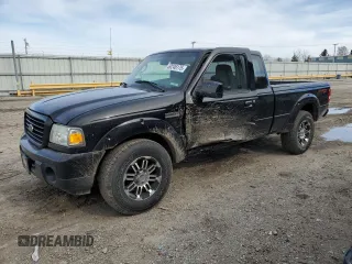 2008 Ford Ranger XLT with VIN 1FTZR45E98PA09775, listed as a Copart auction lot 50246175 with 140,659 mi miles and Salvage Title. Bid and sale history available at carsss.com. Image 1.