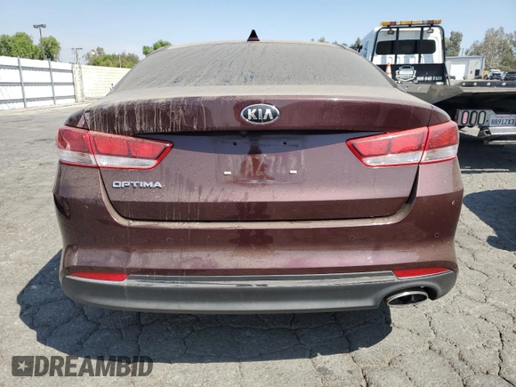 2018 Kia Optima LX with VIN 5XXGT4L39JG265308, listed as a Copart auction lot 72039304 with 114,651 mi miles and Salvage Title. Bid and sale history available at DreamBid. Image 6.