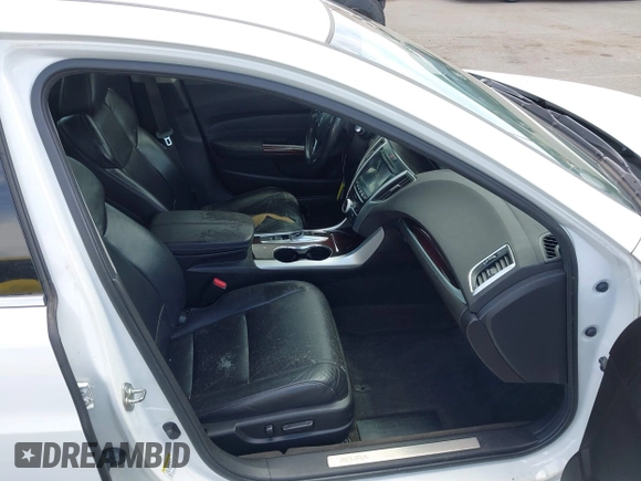 2015 Acura TLX V6 Tech with VIN 19UUB2F56FA015522, listed as a IAAI auction lot 42185190 with 116,965 mi miles. Bid and sale history available at carsss.com. Image 5.