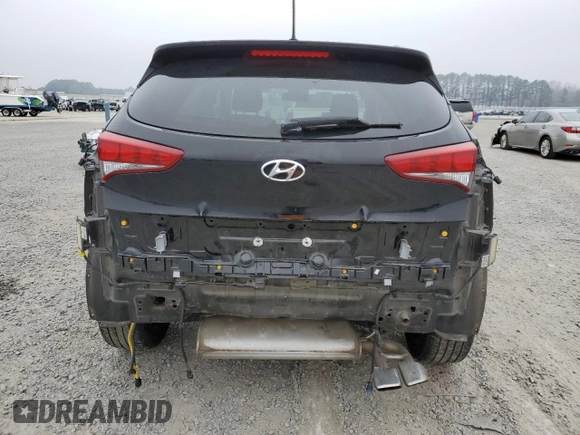 2017 Hyundai Tucson Sport with VIN KM8J3CA27HU596429, listed as a Copart auction lot 48874665 with 77,647 mi miles and Salvage Title. Bid and sale history available at DreamBid. Image 6.