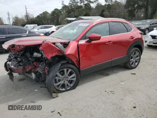 2025 Mazda CX-30 S Preferred with VIN 3MVDMBCM0SM763683, listed as a Copart auction lot 48594145 with Not Provided miles and Salvage Title. Bid and sale history available at carsss.com. Image 1.