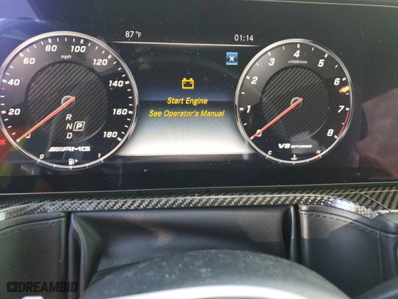 2020 Mercedes-Benz G-Class AMG G 63 with VIN WDCYC7HJ9LX335490, listed as a Copart auction lot 79454444 with NaN miles and Salvage Title. Bid and sale history available at carsss.com. Image 9.