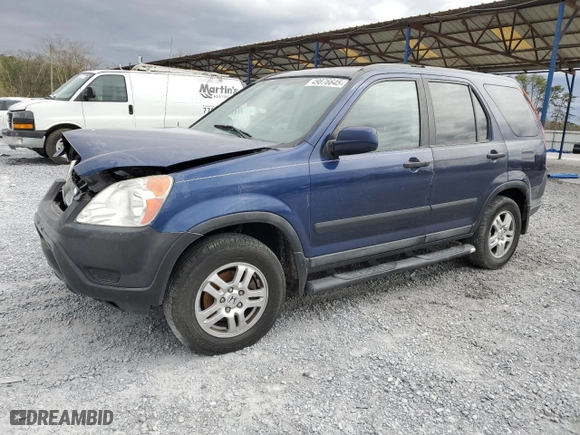 2004 Honda CR-V EX with VIN SHSRD788X4U215514, listed as a Copart auction lot 49876645 with 269,988 mi miles and Salvage Title. Bid and sale history available at carsss.com. Image 1.
