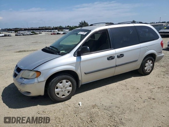 2007 Dodge Grand Caravan SE with VIN 1D4GP24R17B165507, listed as a Copart auction lot 52711705 with 200,729 mi miles and Salvage Title. Bid and sale history available at DreamBid. Image 1.