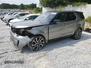 2018 Land Rover Discovery HSE Luxury with VIN SALRT2RV3JA072873, listed as a Copart auction lot 59474184 with 103,783 mi miles and Salvage Title. Bid and sale history available at carsss.com. Image 1.