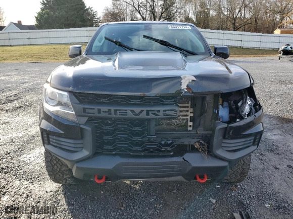 2021 Chevrolet Colorado 4WD ZR2 with VIN 1GCGTEEN8M1232532, listed as a Copart auction lot 85311714 with 41,958 mi miles and Salvage Title. Bid and sale history available at carsss.com. Image 5.