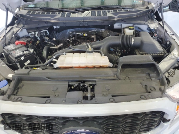 2022 Ford F-150 XL with VIN 1FTEX1EP5NKD35795, listed as a Copart auction lot 66329465 with 42,469 mi miles and Salvage title. Bid and sale history available at DreamBid. Image 11.