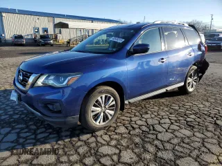 2017 Nissan Pathfinder SV with VIN 5N1DR2MM5HC632319, listed as a Copart auction lot 48549315 with 131,729 mi miles and Salvage Title. Bid and sale history available at carsss.com. Image 1.