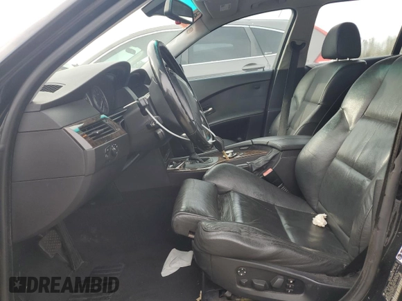 2006 BMW 5 Series 530xi with VIN WBANN73516CN00101, listed as a Copart auction lot 75355904 with 121,893 mi miles and Salvage Title. Bid and sale history available at carsss.com. Image 7.