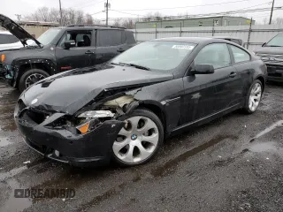 2006 BMW 6 Series 650Ci with VIN WBAEH13486CR49481, listed as a Copart auction lot 50060395 with 159,510 mi miles and Salvage Title. Bid and sale history available at carsss.com. Image 1.