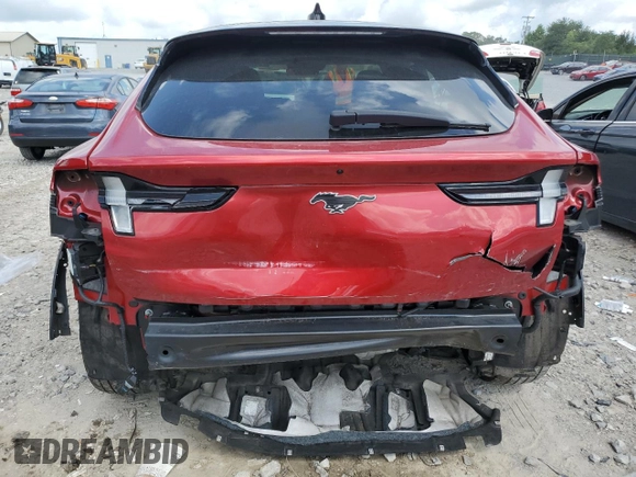 2022 Ford Mustang Mach-E Premium with VIN 3FMTK3SU0NMA01304, listed as a Copart auction lot 63823505 with 35,661 mi miles and Salvage title. Bid and sale history available at DreamBid. Image 6.