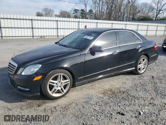 2013 Mercedes-Benz E 350 Luxury with VIN WDDHF5KB4DA680116, listed as a Copart auction lot 49037725 with 154,480 mi miles and Salvage Title. Bid and sale history available at DreamBid. Image 1.