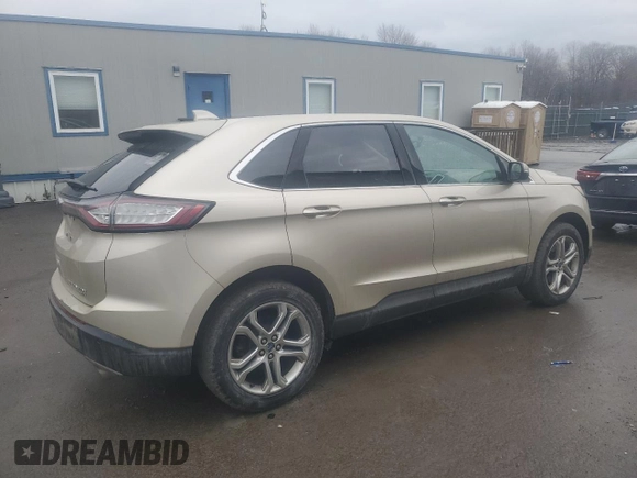 2017 Ford Edge Titanium with VIN 2FMPK4K92HBB29116, listed as a Copart auction lot 47145735 with 94,315 mi miles and Clean Title. Bid and sale history available at carsss.com. Image 3.