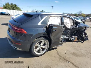 2019 Audi Q8 Prestige z VIN WA1CVAF14KD017958, wystawiony jako Copart lot #57843655 z przebiegiem Nie podano mil oraz Szkody całkowita. Historia ofert i sprzedaży dostępna na DreamBid. Obrazek 3.