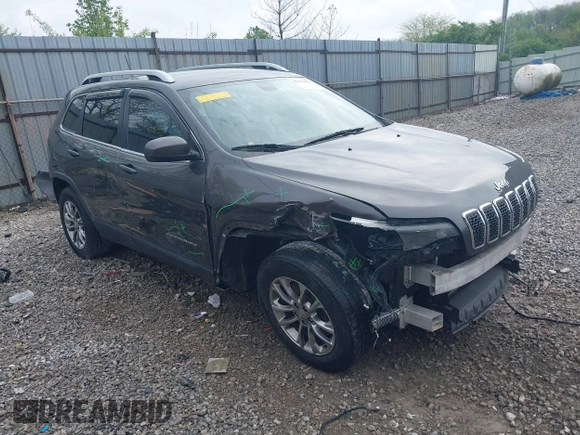 2019 Jeep Cherokee Latitude Plus with VIN 1C4PJMLB7KD182307, listed as a IAAI auction lot 42119065 with 146,718 mi miles and . Bid and sale history available at carsss.com. Image 1.