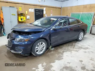 2018 Chevrolet Malibu LT with VIN 1G1ZD5ST7JF198163, listed as a Copart auction lot 57870475 with 28,101 mi miles and Clean title. Bid and sale history available at DreamBid. Image 1.