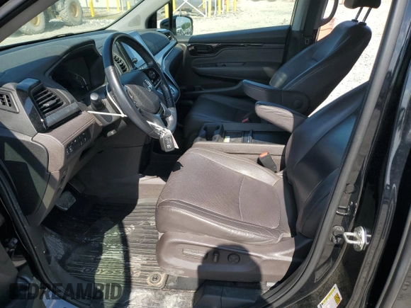 2018 Honda Odyssey Elite with VIN 5FNRL6H9XJB081211, listed as a Copart auction lot 54307325 with 102,364 mi miles and Salvage Title. Bid and sale history available at DreamBid. Image 7.