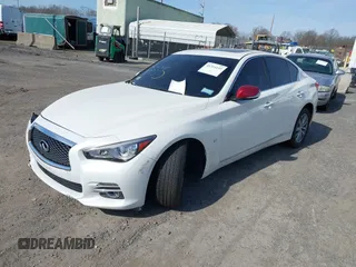 2015 Infiniti Q50 Sport with VIN JN1BV7AR3FM398373, listed as a IAAI auction lot 41714110 with Not provided miles and . Bid and sale history available at DreamBid. Image 16.