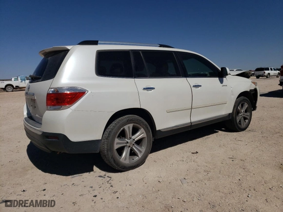 2011 Toyota Highlander Limited with VIN 5TDYK3EH4BS048257, listed as a Copart auction lot 46953495 with 167,037 mi miles and Salvage Title. Bid and sale history available at carsss.com. Image 3.