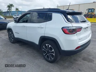 2023 Jeep Compass (RED) Edition with VIN 3C4NJDCN4PT566158, listed as a IAAI auction lot 41904870 with 50,349 mi miles and . Bid and sale history available at carsss.com. Image 3.