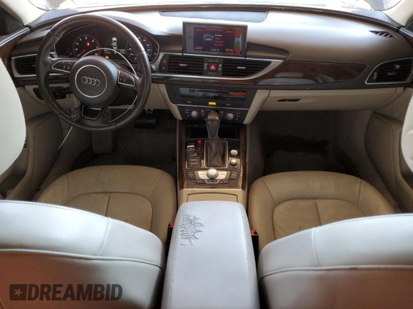 2016 Audi A6 2.0T Premium with VIN WAUCFAFC9GN038517, listed as a Copart auction lot 45761745 with 124,335 mi miles and Salvage Title. Bid and sale history available at carsss.com. Image 8.