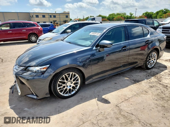 2017 Lexus GS 350 with VIN JTHBZ1BL8HA008881, listed as a Copart auction lot 64656165 with 97,466 mi miles and Salvage title. Bid and sale history available at DreamBid. Image 1.