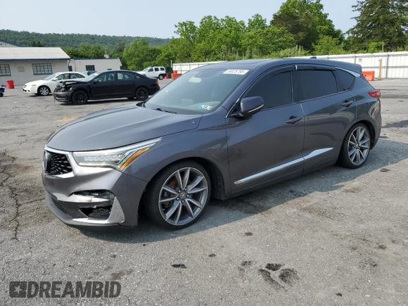 2019 Acura RDX Technology with VIN 5J8TC2H53KL017166, listed as a Copart auction lot 59025795 with 94,139 mi miles and Salvage title. Bid and sale history available at DreamBid. Image 1.