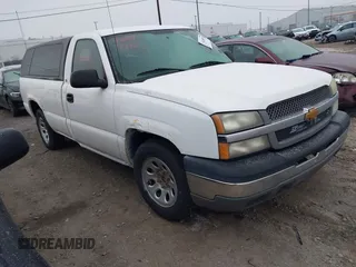 2005 Chevrolet Silverado 1500 Work Truck with VIN 1GCEC14X95Z348330, listed as a IAAI auction lot 41249410 with 91,343 mi miles. Bid and sale history available at carsss.com. Image 1.