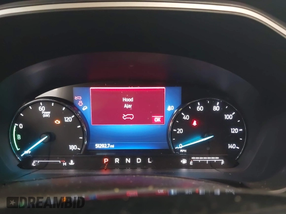 2022 Ford Escape SE Hybrid with VIN 1FMCU9BZ2NUA37919, listed as a IAAI auction lot 41685434 with 51,292 mi miles and . Bid and sale history available at carsss.com. Image 7.