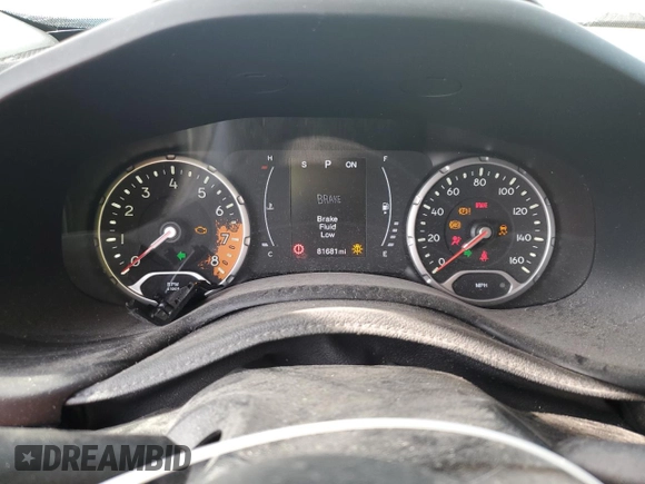 2017 Jeep Renegade Sport with VIN ZACCJBAB4HPE92950, listed as a Copart auction lot 70692164 with 81,681 mi miles and Salvage Title. Bid and sale history available at DreamBid. Image 9.