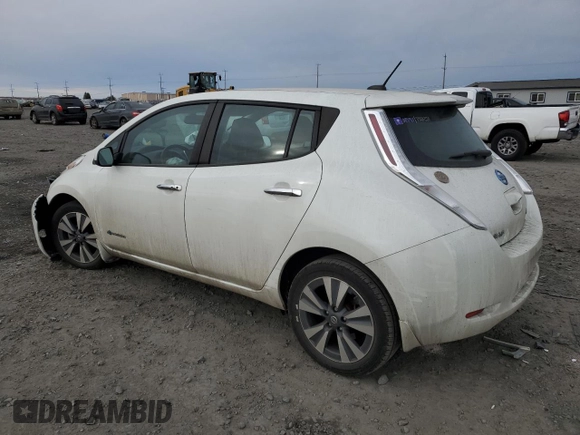 2016 Nissan LEAF SL with VIN 1N4BZ0CP8GC313416, listed as a Copart auction lot 43209205 with 30,845 mi miles and Salvage Title. Bid and sale history available at carsss.com. Image 2.