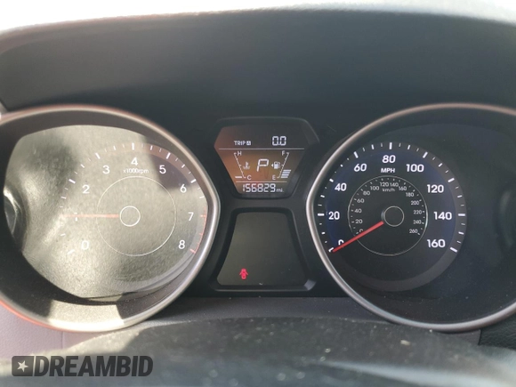 2016 Hyundai Elantra SE with VIN 5NPDH4AE7GH752562, listed as a Copart auction lot 58916065 with 156,829 mi miles and Clean title. Bid and sale history available at DreamBid. Image 9.