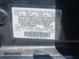 2015 Nissan Note SV z VIN 3N1CE2CP8FL386913, wystawiony jako IAAI lot #42531472 z przebiegiem 112 866 mil mil oraz . Historia ofert i sprzedaży dostępna na DreamBid. Obrazek 9.