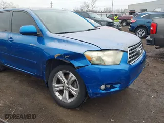 2008 Toyota Highlander Sport with VIN JTEDS43A682011877, listed as a IAAI auction lot 41546550 with 237,948 mi miles. Bid and sale history available at carsss.com. Image 6.