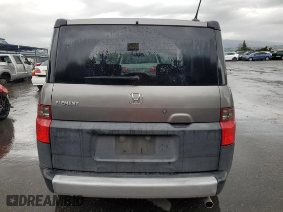 2005 Honda Element EX with VIN 5J6YH18625L008059, listed as a Copart auction lot 48619555 with 132,684 mi miles and Salvage Title. Bid and sale history available at DreamBid. Image 6.