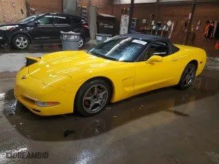2000 Chevrolet Corvette with VIN 1G1YY32G5Y5131195, listed as a Copart auction lot 47360815 with 101,691 mi miles and Salvage Title. Bid and sale history available at carsss.com. Image 1.