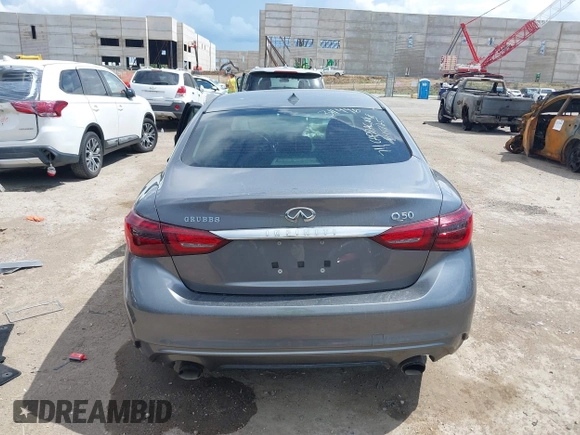2021 Infiniti Q50 Pure with VIN JN1EV7AP7MM700241, listed as a IAAI auction lot 42586868 with 96,046 mi miles and . Bid and sale history available at DreamBid. Image 16.