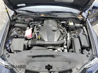 2019 Lexus IS with VIN JTHBA1D28K5100097, listed as a Copart auction lot 50593915 with 7,187 mi miles and Salvage Title. Bid and sale history available at carsss.com. Image 11.