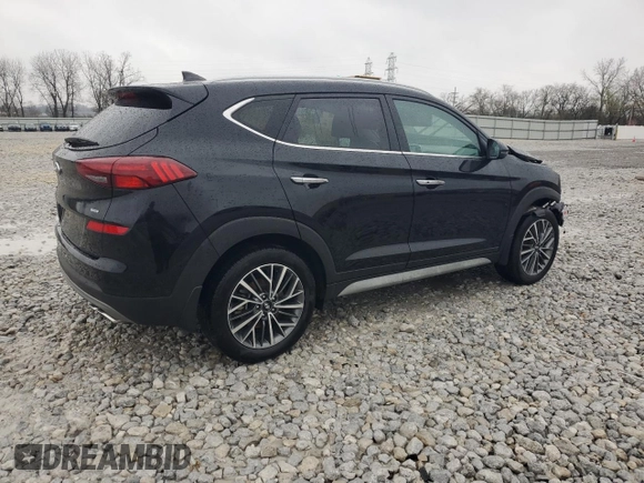2019 Hyundai Tucson Limited с VIN KM8J3CAL0KU045775, выставлен на аукционе Copart как лот 52559475 с пробегом 20 438 миль миль и Списание • Salvage title. История ставок и продаж доступна на DreamBid. Изображение 3.